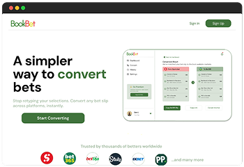 BookBet — Landing Page